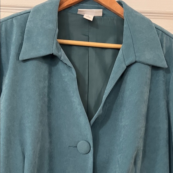 Dress Barn Teal Blazer - Picture 4 of 6